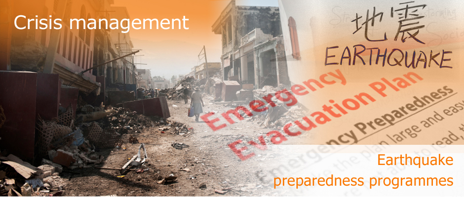 Crisis management - Earthquake preparedness programmes